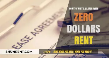 Crafting a Zero-Dollar Rent Lease: Essential Tips and Legal Insights