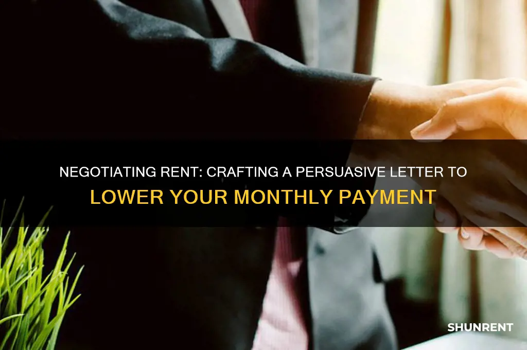 how to write a letter asking for lower rent