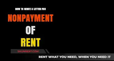 Writing a Nonpayment of Rent Letter: A Step-by-Step Guide for Landlords