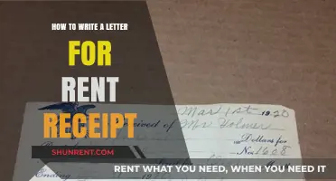 Mastering Rent Receipt Letters: A Step-by-Step Guide for Tenants