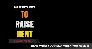 Informing Tenants of Rent Increase with a Letter