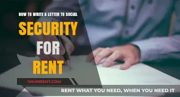 Writing a Social Security Letter for Rent Assistance: A Step-by-Step Guide