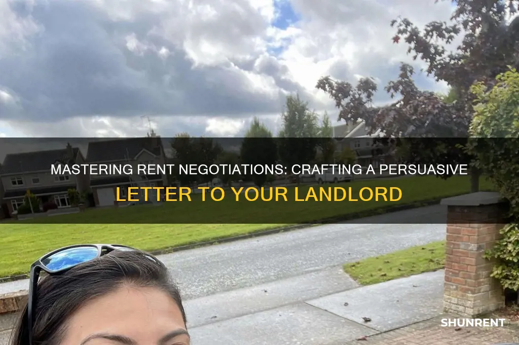 how to write a negotiation letter for rent