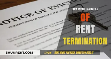 Writing a Notice of Rent Termination: A Step-by-Step Guide