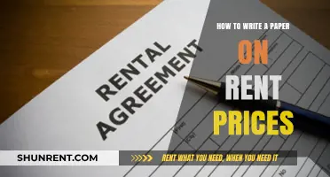 Mastering the Art of Writing a Paper on Rent Prices
