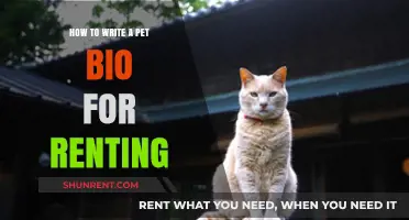 Crafting a Winning Pet Bio for Renting: Tips and Tricks