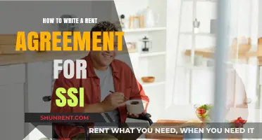 Crafting a Rent Agreement for SSI Recipients: Essential Steps and Tips