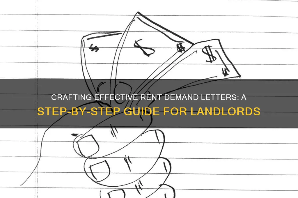 how to write a rent demand letter