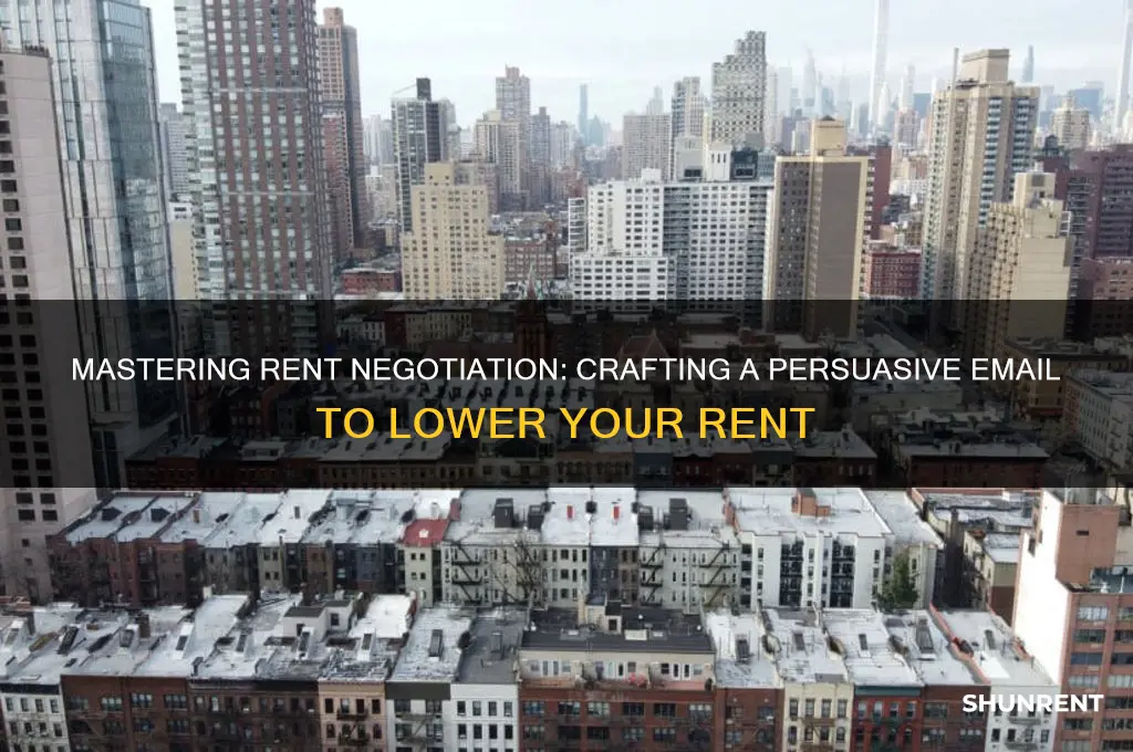 how to write a rent negotiation email