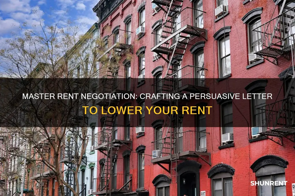 how to write a rent negotiation letter