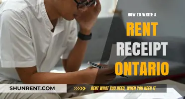 Writing a Rent Receipt in Ontario: A Step-by-Step Guide