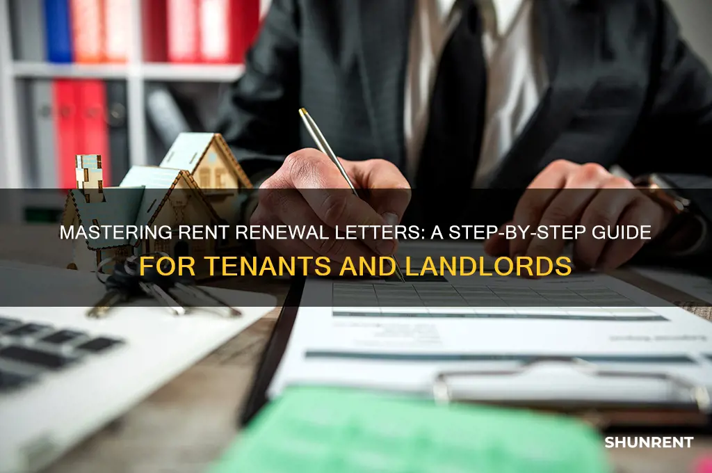 how to write a rent renewal letter