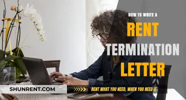 Crafting a Rent Termination Letter: Essential Steps and Tips