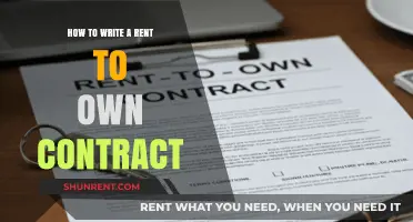 Mastering Rent-to-Own Agreements: A Step-by-Step Contract Writing Guide