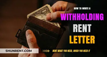 Writing a Withholding Rent Letter: Essential Steps for Tenants
