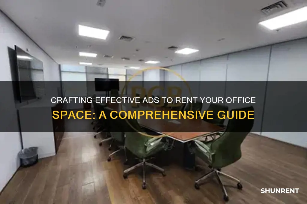 how to write an ad for renting office space