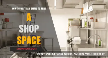 Crafting the Perfect Email to Secure Your Ideal Shop Space