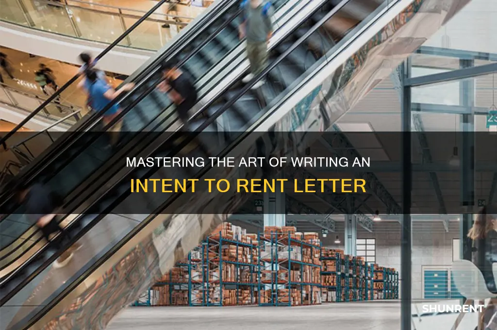 how to write an intent to rent letter