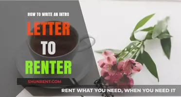 Crafting the Perfect Intro Letter: Tips for Welcoming Your New Renter