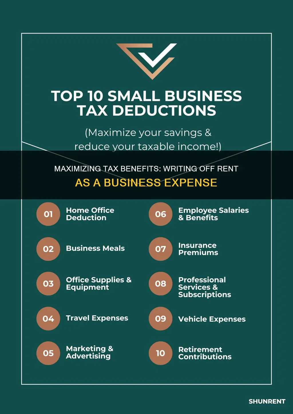 how to write off rent as a business expense