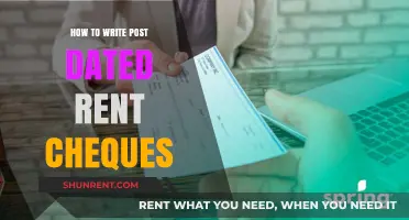 Mastering Post-Dated Rent Cheques: A Step-by-Step Guide for Tenants