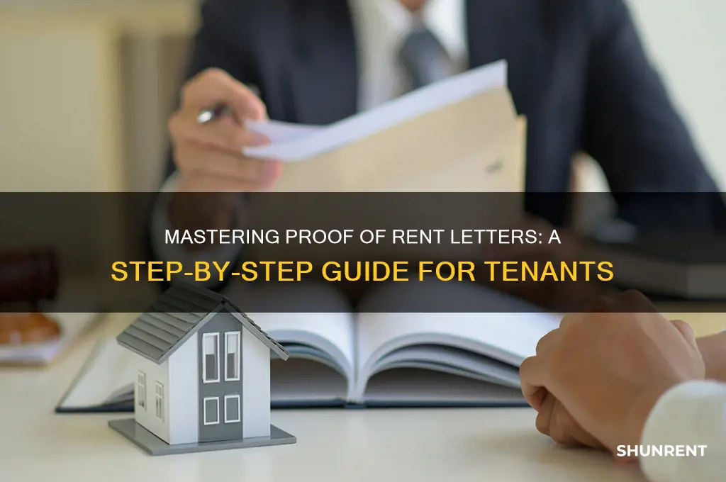 how to write proof of rent letter