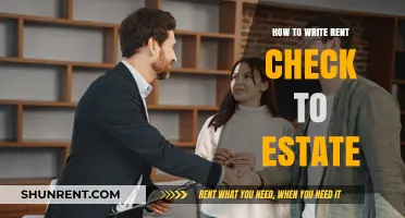 Mastering Rent Payments: How to Write a Check to Your Estate