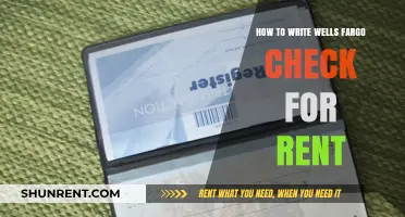 Mastering Rent Payments: A Guide to Writing Wells Fargo Checks
