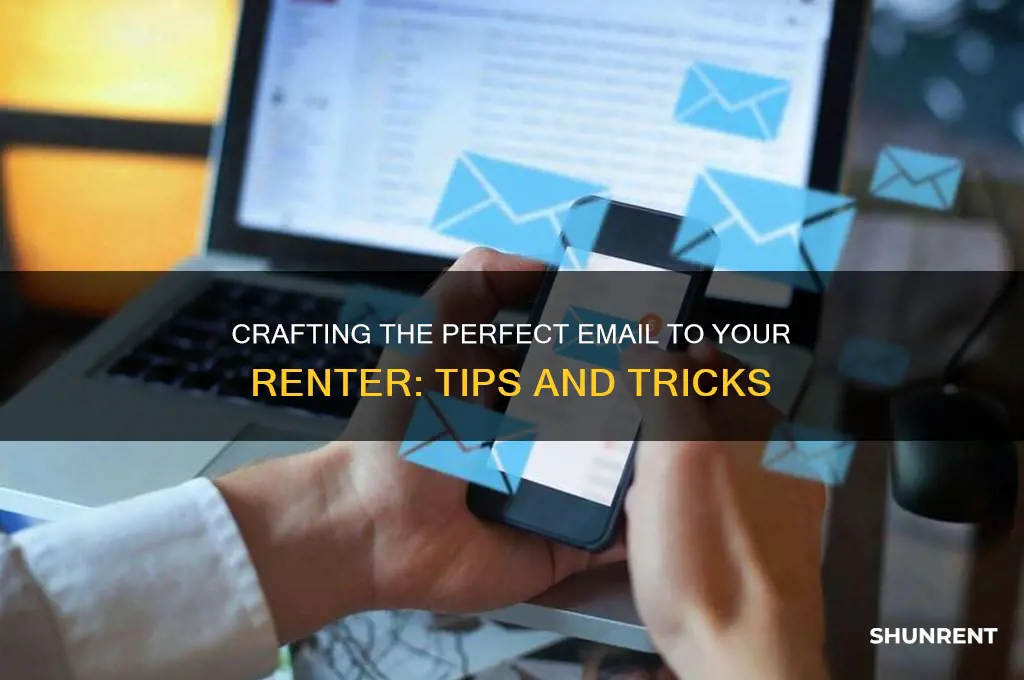 how to writean email to a someone renting