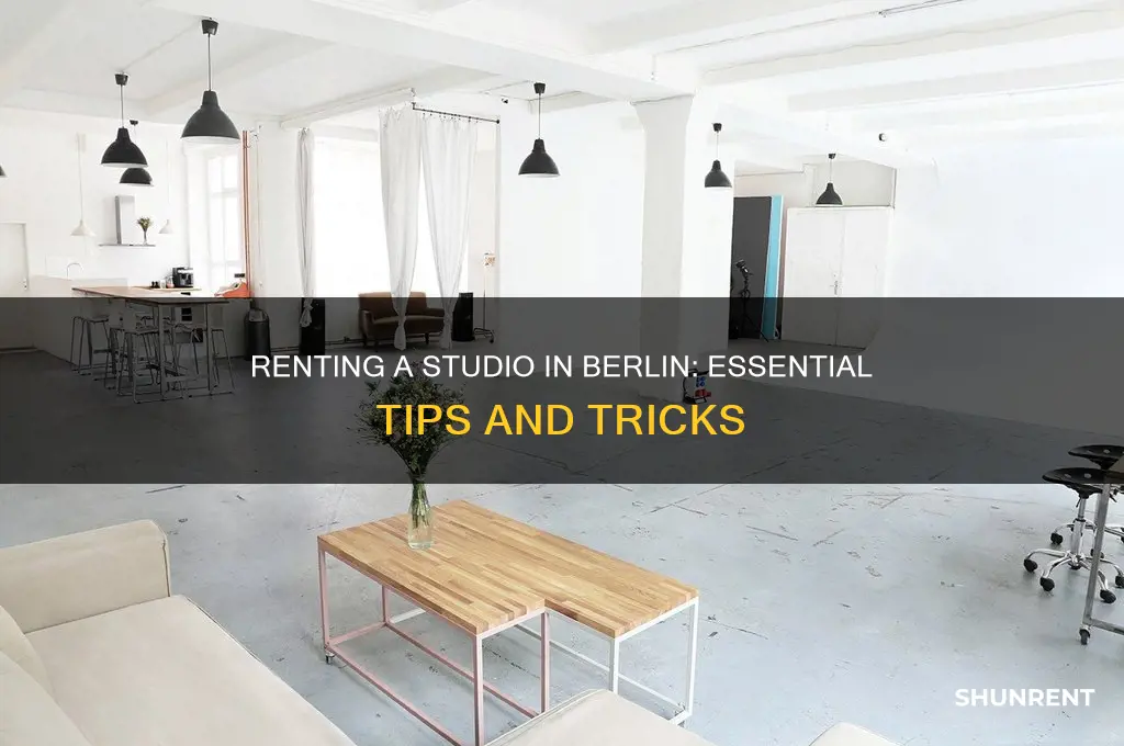 how tp rent a studio in berlin