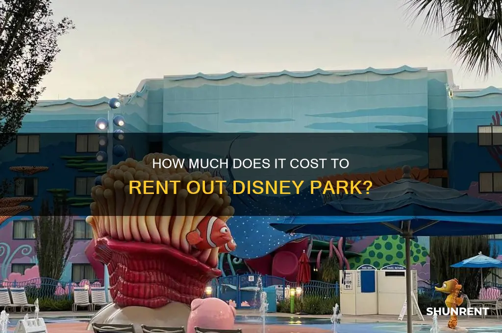 how uch to rent out disney park