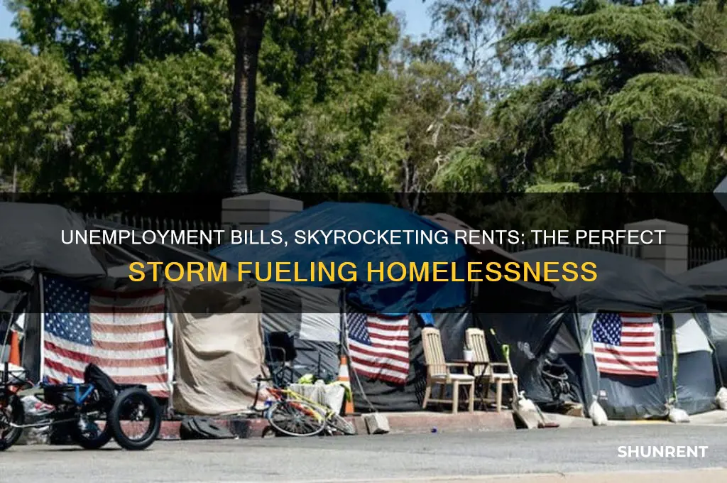 how unemployment bills and high rent cause homlessness