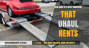 U-Haul Auto Transport Width: Dimensions and Rental Guide