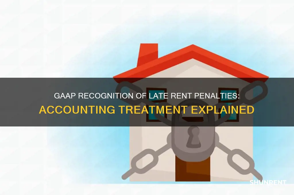 how would gaap recognize a penalty for late rent