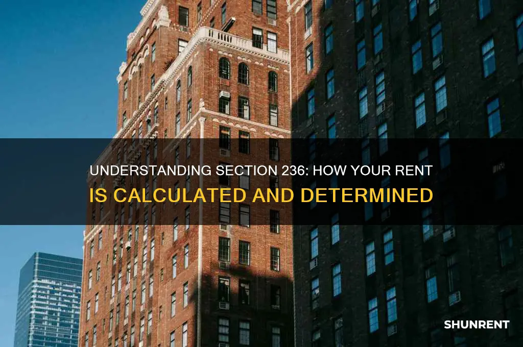 how your rent is determined section 236
