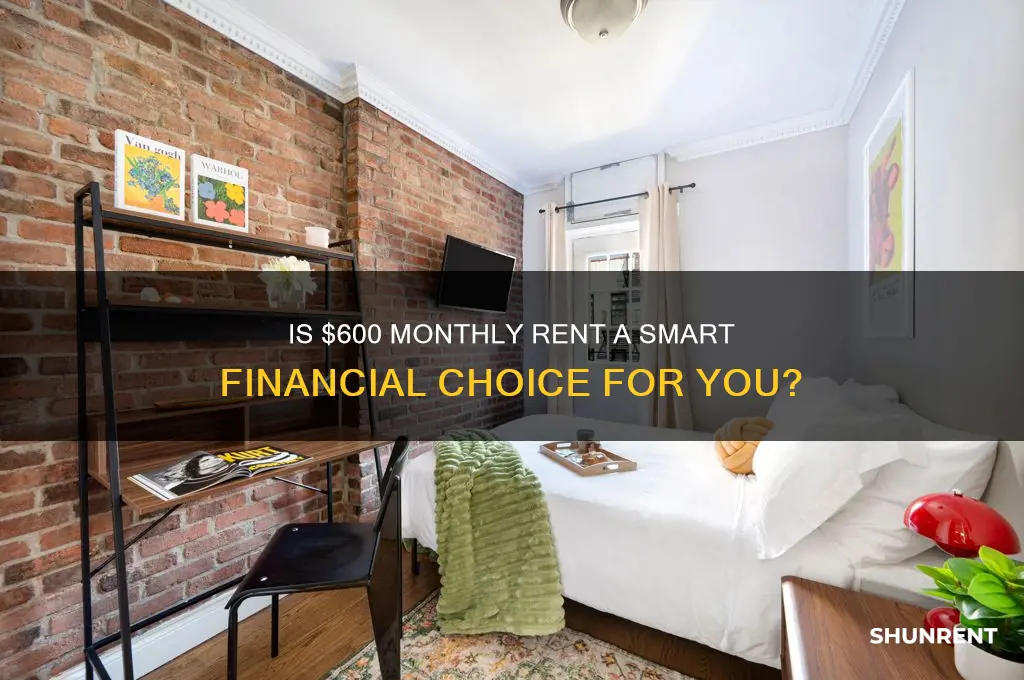 is $600 dollars a month for rent good
