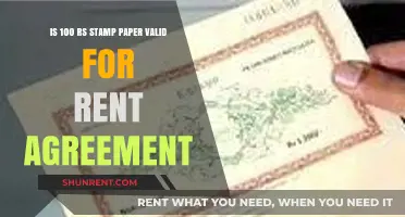 Is a 100 Rupees Stamp Paper Legally Valid for Rent Agreements?