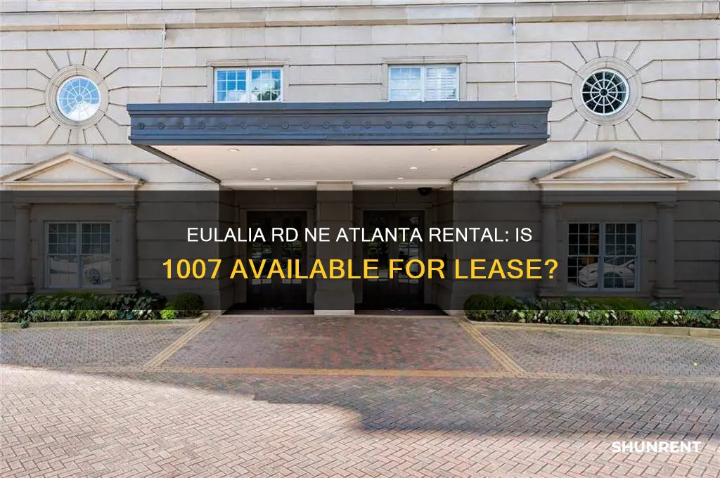 is 1007 eulalia rd ne atlanta for rent
