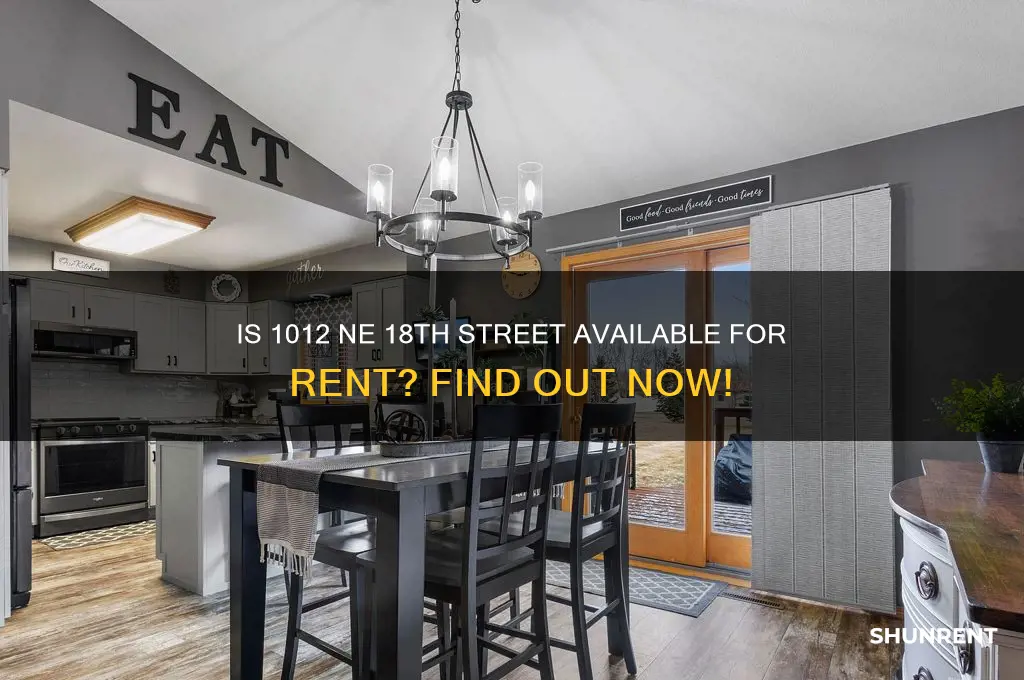 is 1012 ne 18th street for rent