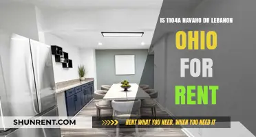 Navaho Dr Lebanon Ohio Rental: Is 1104A Available for Rent?