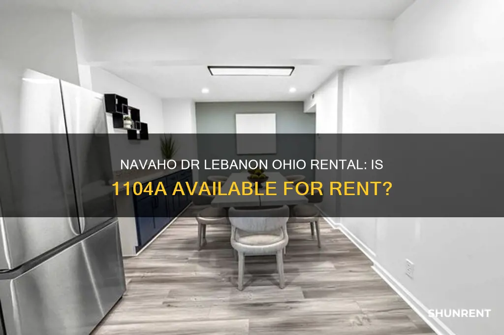 is 1104a navaho dr lebanon ohio for rent