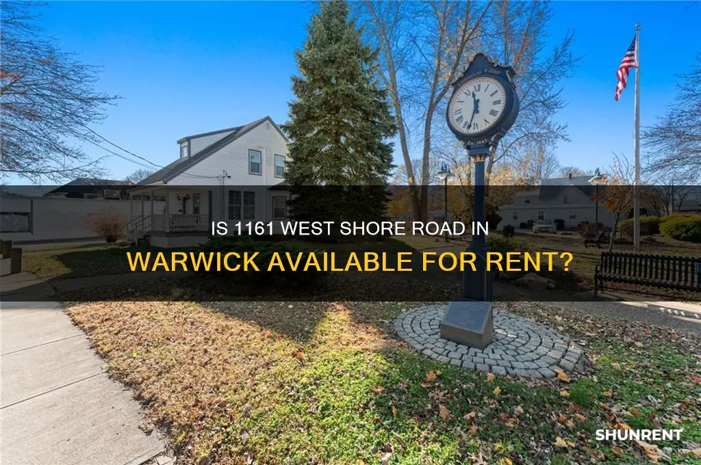 is 1161 west shore road warwick for rent