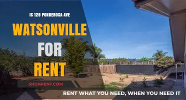Ponderosa Ave Watsonville Rental: Is 129 Available for Lease?