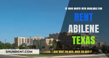 Is 1605 North 18th Street in Abilene, Texas Available for Rent?