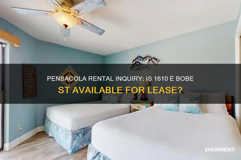 is 1610 e bobe st pensacola for rent