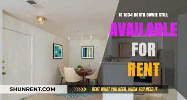 Is North Bowie's 1634 Still on the Rental Market?
