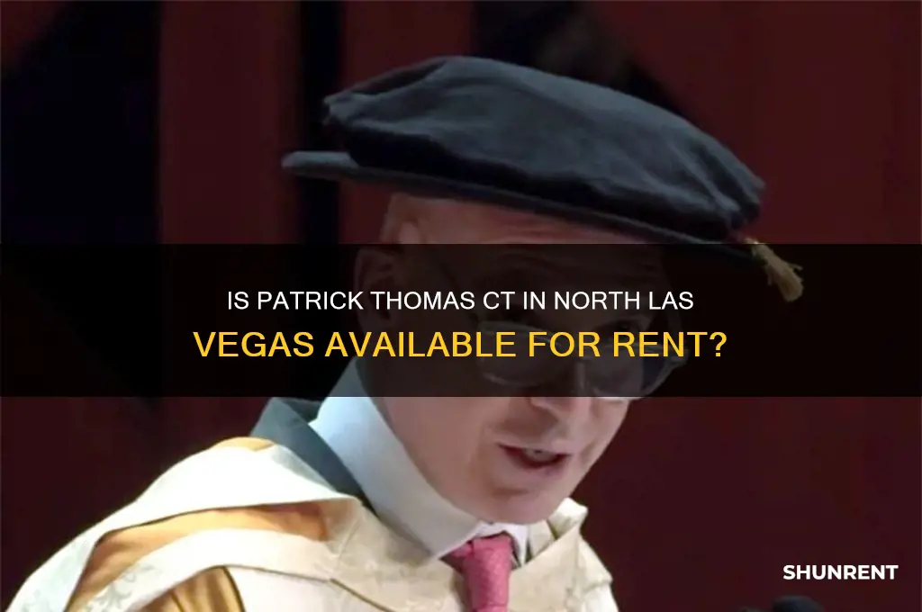 is 1805 patrick thomas ct north las vegas for rent