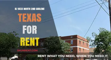 Is 1933 North 2nd in Abilene, Texas Available for Rent?
