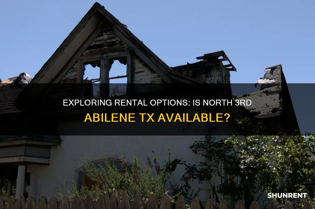 is 1941 north 3rd abilene tx for rent