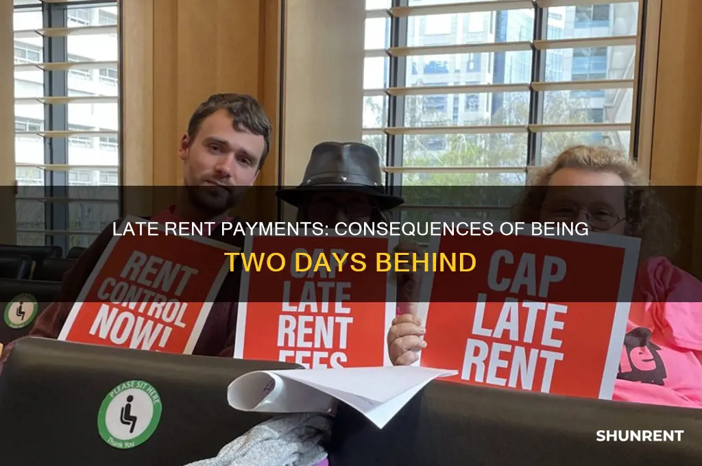 is 2 days late on rent bad